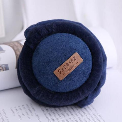 Bluetooth Earmuffs Headphones Warm Plush Earmuffs Ure Color Fashion Foldable Soft Simple Adjustable Winter Accessories