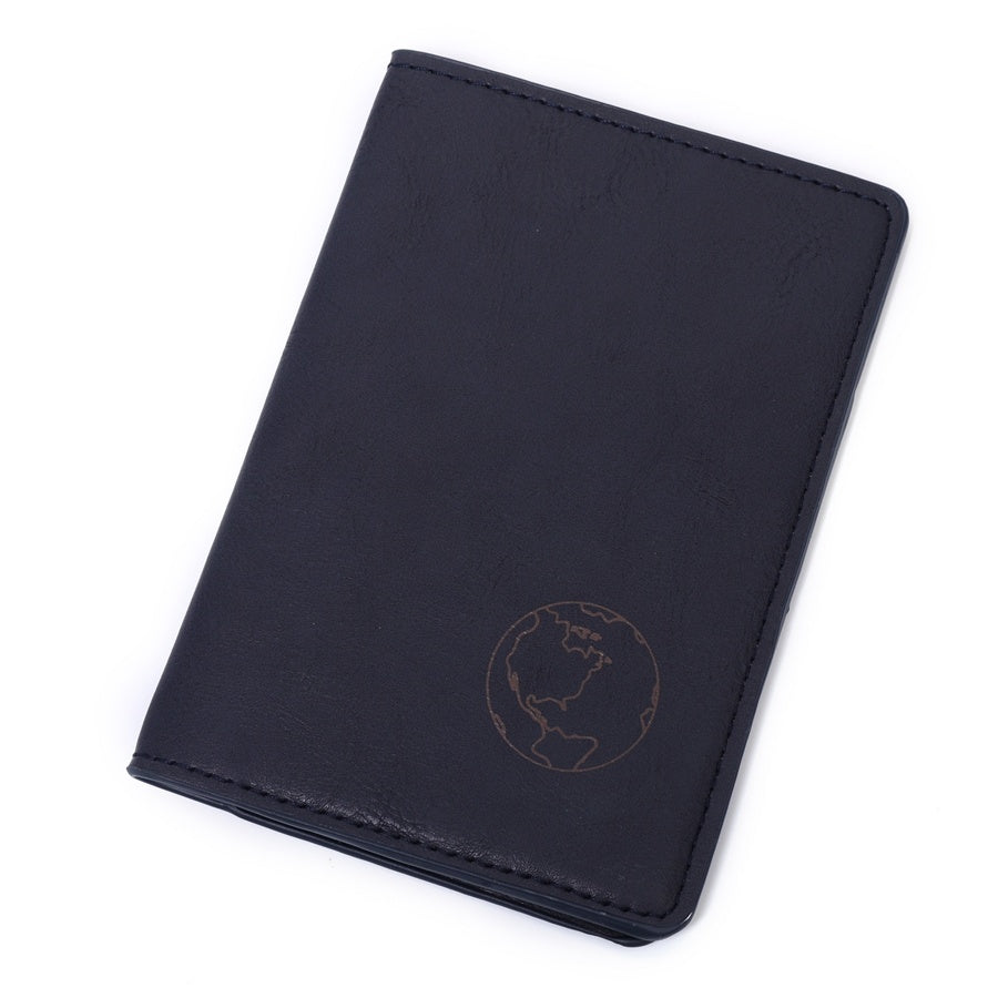 PU Leather Passport Cover Men Wallet