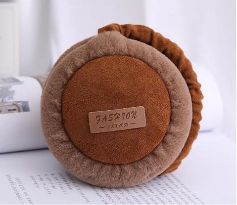 Bluetooth Earmuffs Headphones Warm Plush Earmuffs Ure Color Fashion Foldable Soft Simple Adjustable Winter Accessories