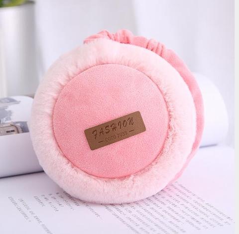 Bluetooth Earmuffs Headphones Warm Plush Earmuffs Ure Color Fashion Foldable Soft Simple Adjustable Winter Accessories