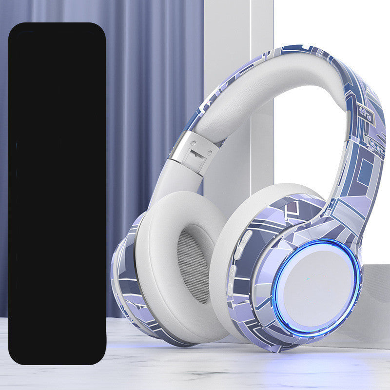 Bluetooth Headphones 5.2 Pluggable Illumination